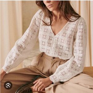NWT Sezane Gaya Shirt Écru. - Size 36